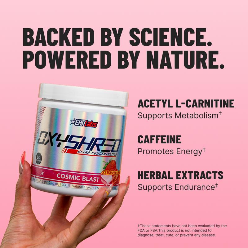 EHPlabs OxyShred Ultra Concentration Pre Workout Powder - 150mg Caffeine, sugar free, Vegan-Friendly, Gluten-Free, Men and Women Health Fitness Supplements, Clean Natural Energy, Edible product for optimum performance Dietary | New Year New Me |
