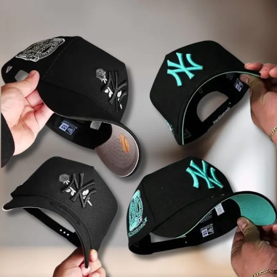 New Era MLB Yankees & Dodgers 9FIFTY 59FIFTY Baseball Hat – Premium NY Yankees LA Dodgers Cap, Fitted Adjustable Style, Classic Embroidered Logo, Retro Vintage Sportswear, Urban Streetwear Headwear for Men Women