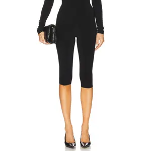 Norma Kamali Capri Legging in Black