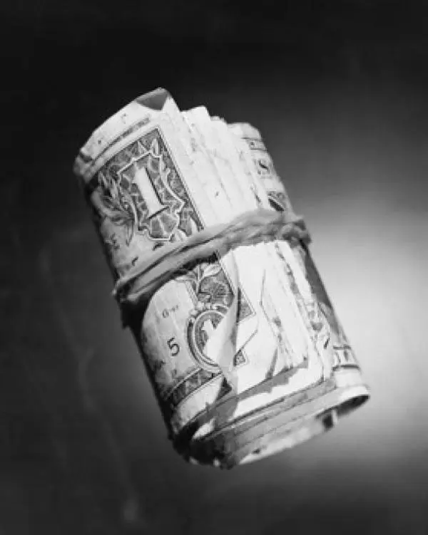 Superstock SAL25534117 Graphic Close-Up of a Bundle of Money Wall Poster Print - 24 x 36 in Home Decor for Room, Large Size