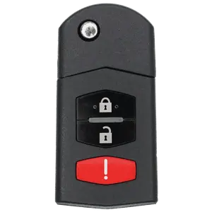 KEYS4LESS Replacement Flip Key Fob for Mazda 3 2010 2013 Fcc Part Number BCR2 67 5ry BCR2675RY or CC43 67 5RYC CC43675RYC