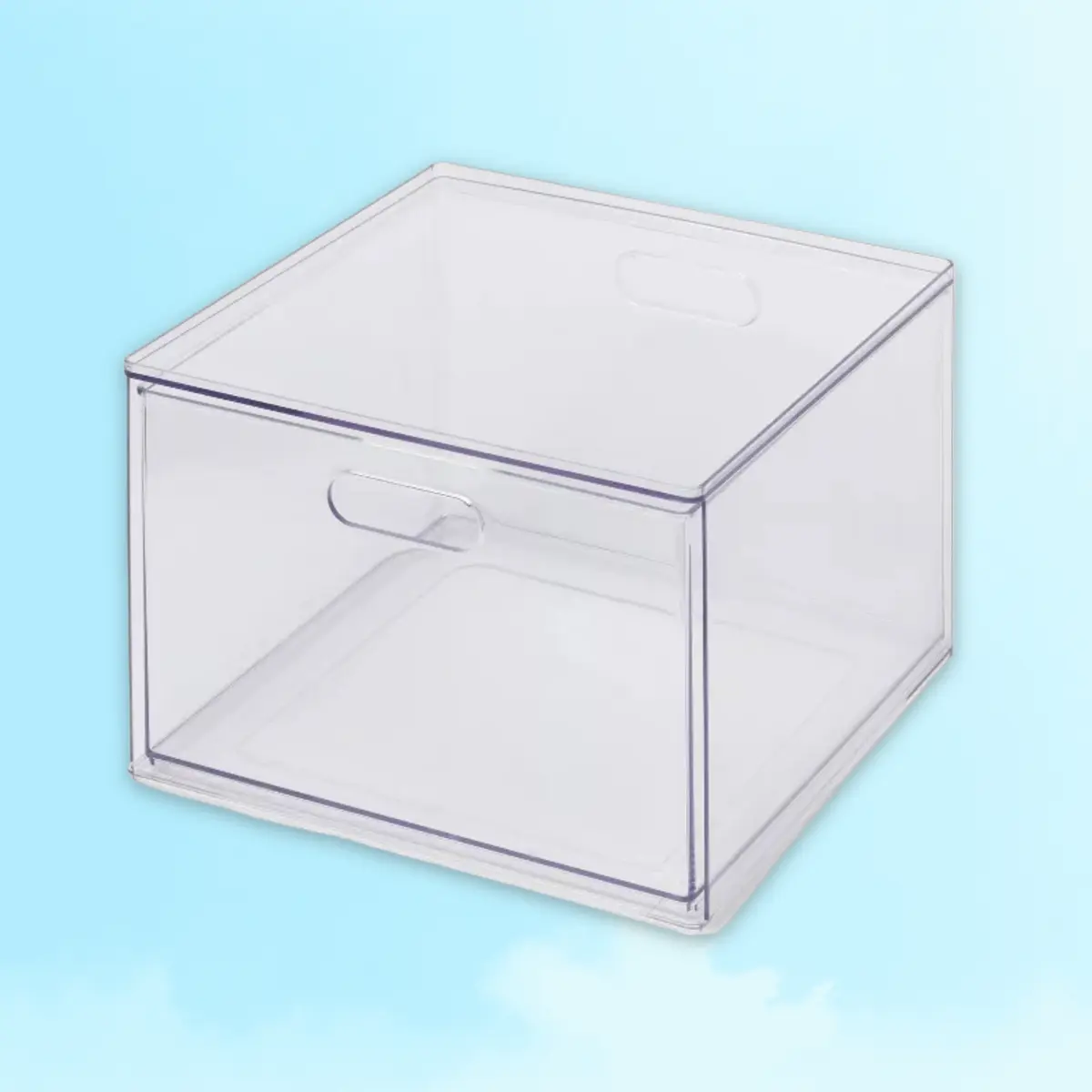 All-Purpose Single-Drawer Storage Clear - Single-Drawer Plastic Storage, Clear, for Home Office, Brightroom, Versatile