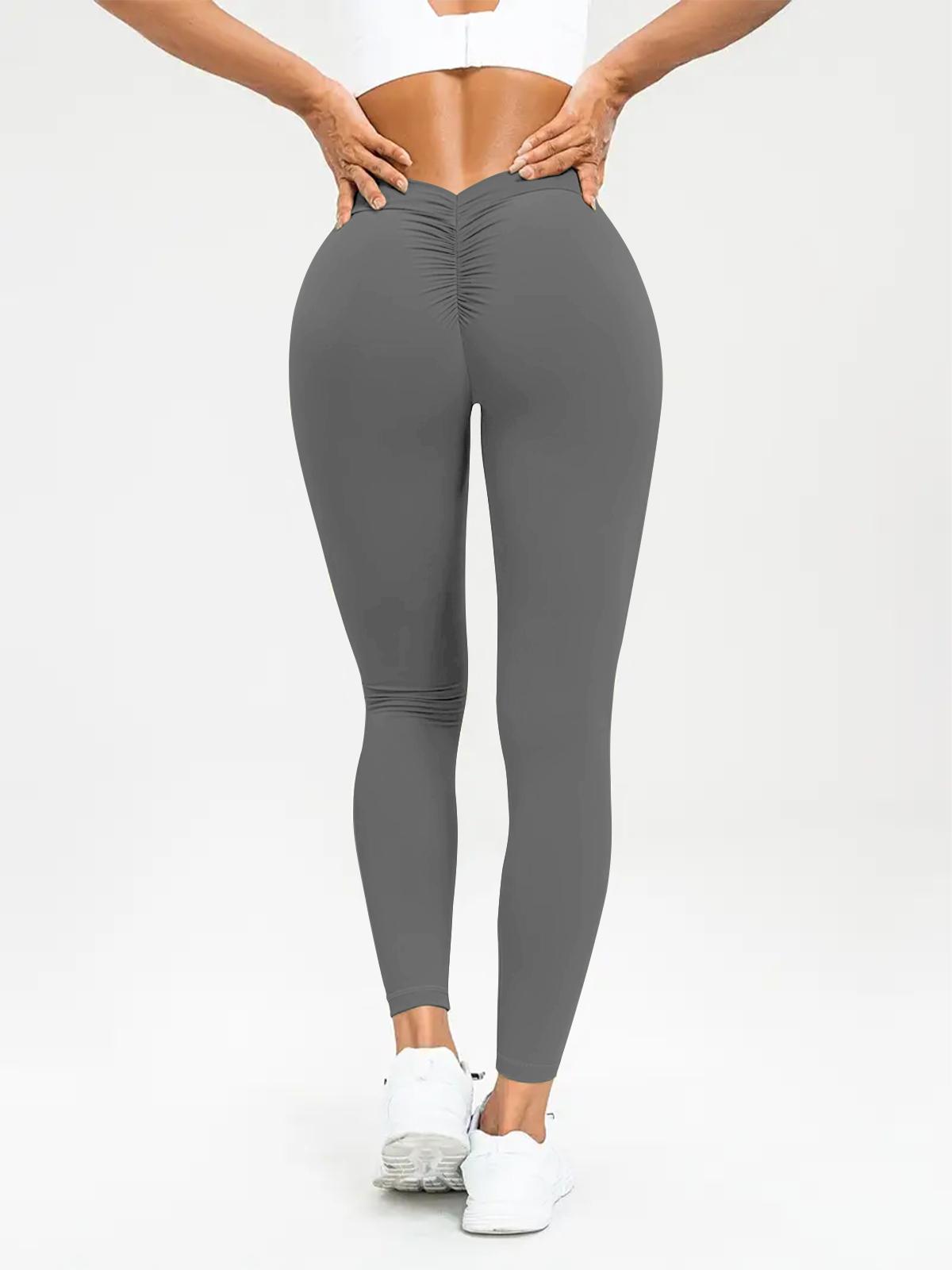 Women's Yoga Pants High Waist Lift High Elastic Tight Fitness Trousers