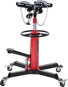 PeakPursuit 1322 LBS Hydraulic Transmission Jack, 33.5-70 Inch Lift Height with 360° Swivel Wheels & Foot Pedal, Telescoping Jack Stand with 30° Tilt Saddle for Cars, Light Trucks, Hydraulic Lift, Foot Operated