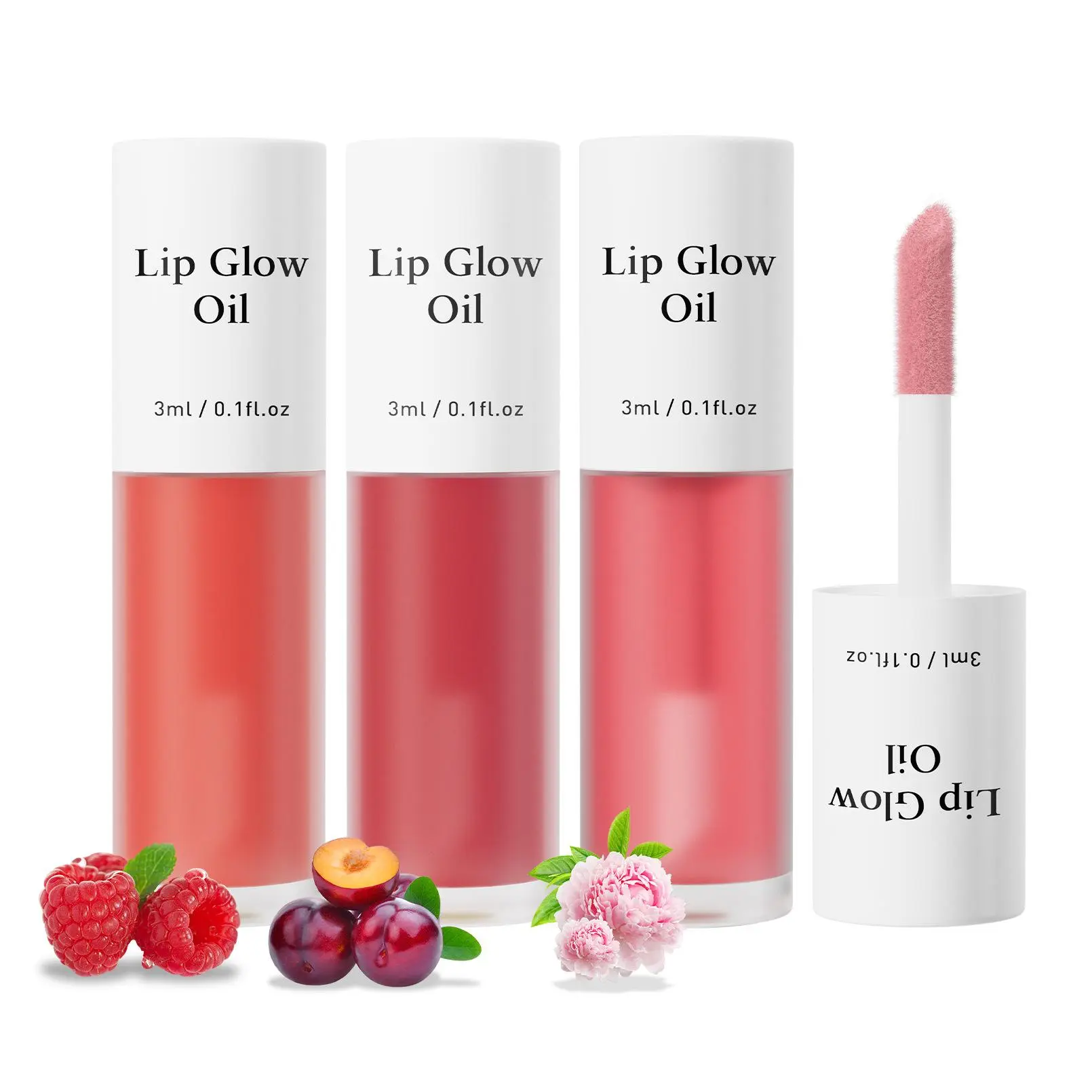 Lip oil, moisturizing and lightening the soft lips. Lip brush, easier to apply, moisturizes dry and cracked lips all day long. Durable makeup effect, high gloss effect, suitable for use in party and date scenes Cosmetic Cosmetic