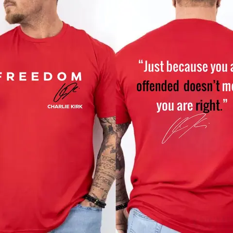 Rest in peace Charlie Shirt, Freedom Charlie Kirk Shirt, Charlie Kirk Memorial T-Shirt, Republican Shirt, Patriotic American, A True Patriot