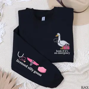 Silly Goose Licensed Nurse Sweatshirt, LPN Crewneck Sweater, Emergency Department Nurse Sweatshirt, 2025 National Nurses Week, Graduation Gifts For New Nurse, Nurse Shirt