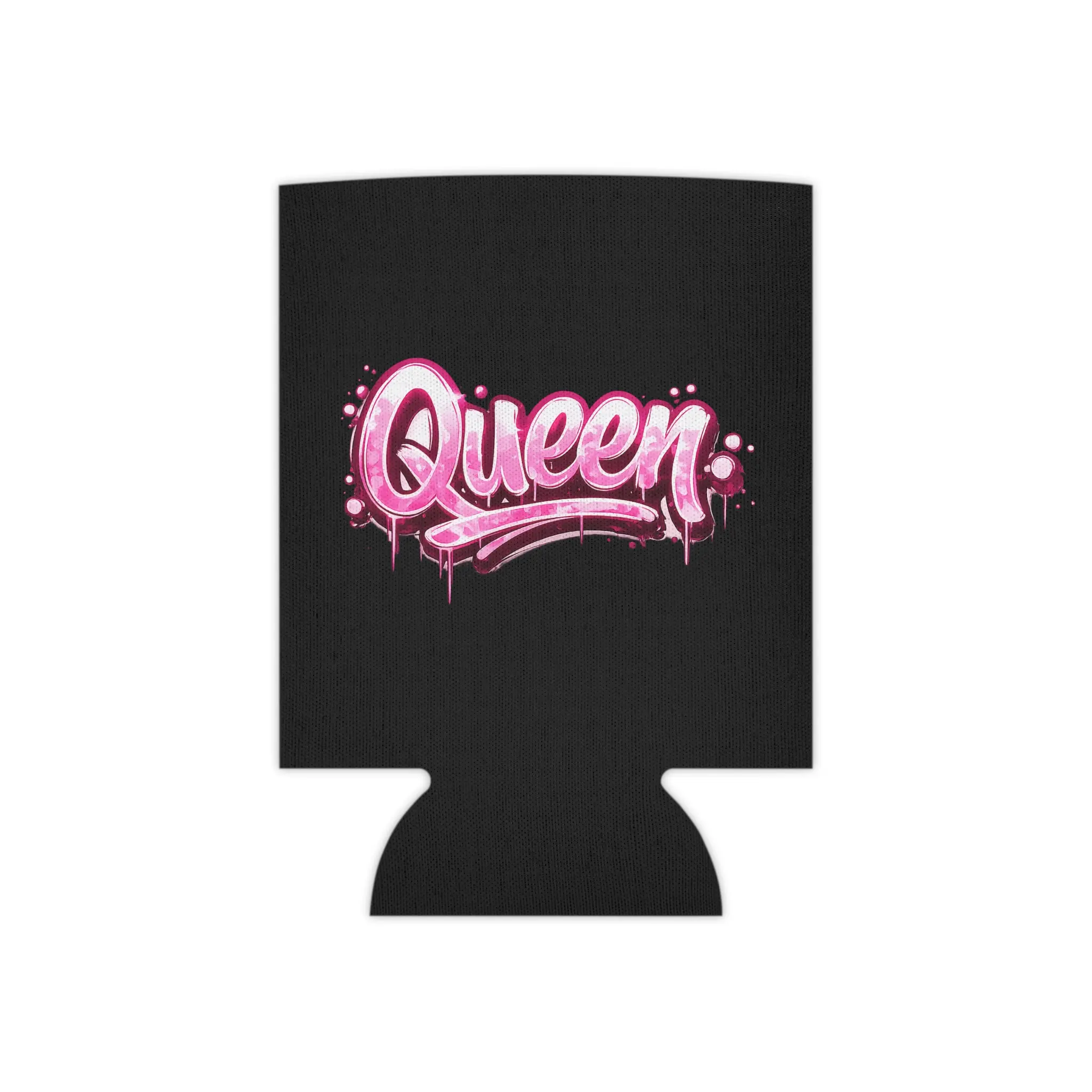 Pink Graffiti "Queen" Can Cooler | Skull Crown Can Cooler