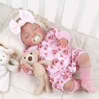 18-inch newborn Girl Vinyl Limb+ Cloth Body