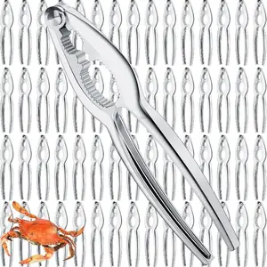 Zinc Alloy Crab Clip Shrimp Pincer Lobster Claw Nut Cracker Tool, Durable Kitchen Gadget for Easy Shell Removal