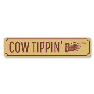 Cow Tippin Sign