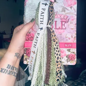 Cheetah pattern Bible Tassel