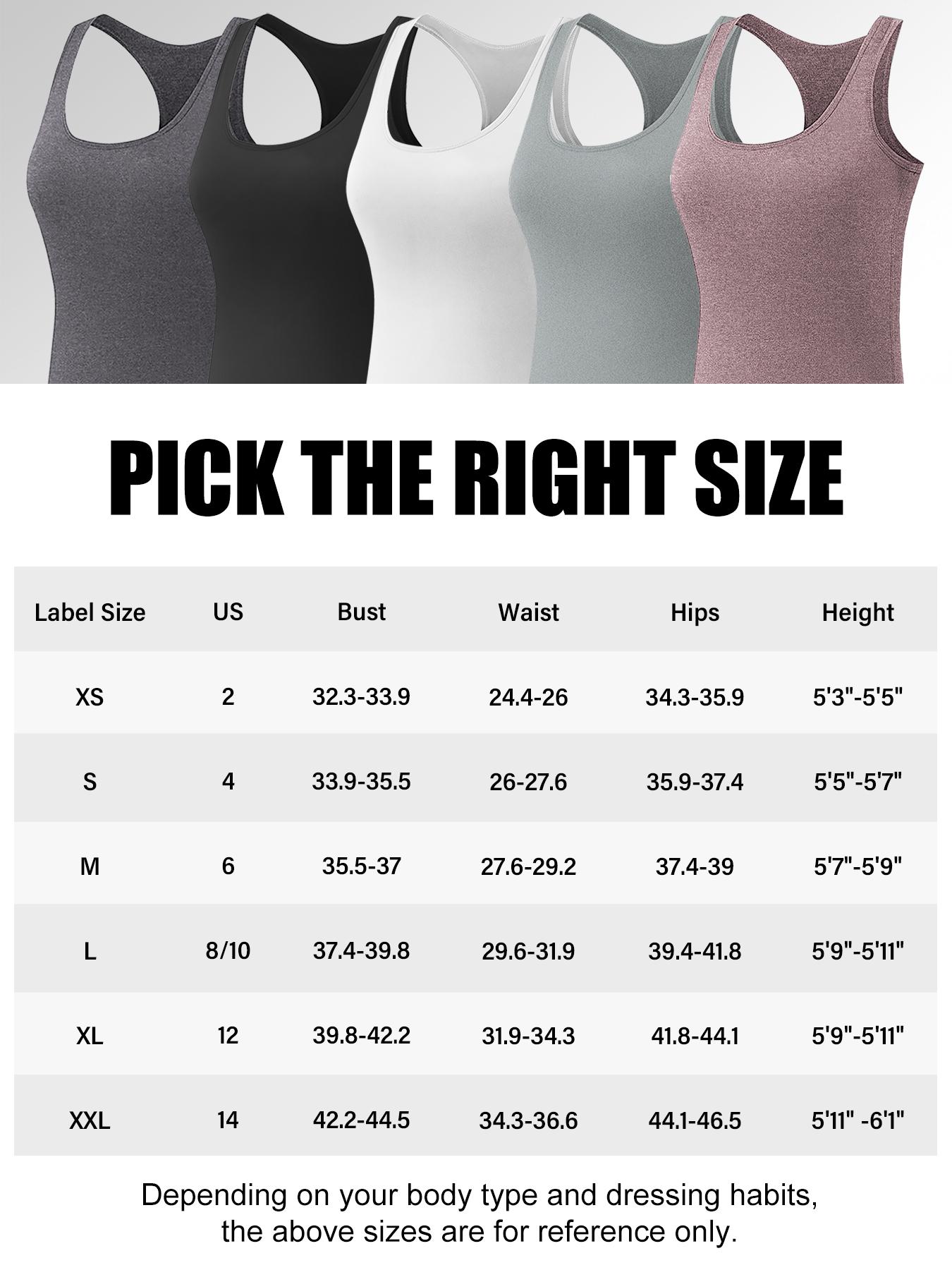 TELALEO 5 value pack Workout Tank Tops For Women, Athletic Racerback Sports Tank Tops, Compression Sleeveless Quick-dry Shirts dealsforyoudays
