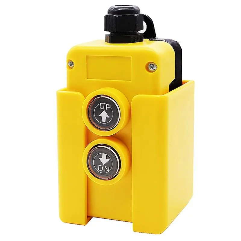 12V DC Power Dump Trailer Remote Control Switch with Button Interface, Compact Hydraulic Lift, Hydraulic Pump for Outdoor Work Unloading Trucks
