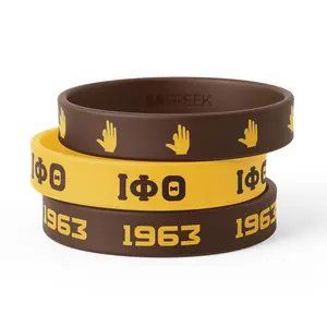 BBGreek - Iota Phi Theta - Set of 3 Silicone Bracelets - Official Vendor