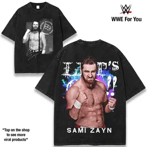 Sami Zayn Bloodline Arc Tee – From loyalty to heartbreak, Sami Zayn lived one of the most emotional storylines in WWE, bold design capturing drama, truth, and unforgettable moments graphic