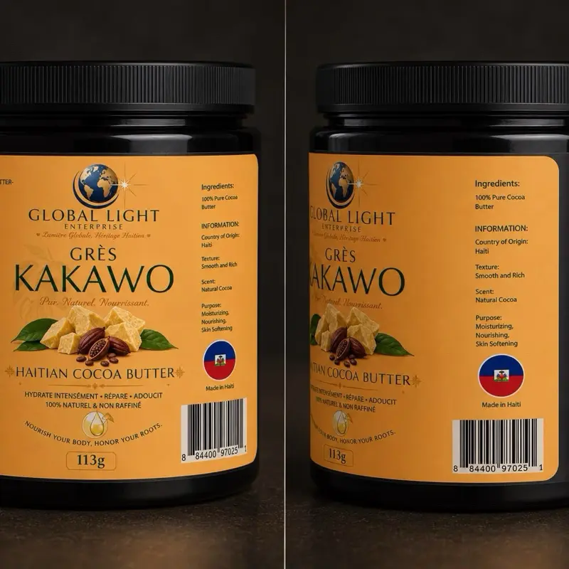 Grès kakawo ( Haitian Cocoa butter )