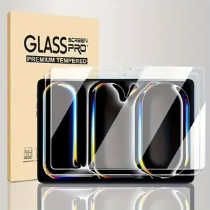 2-Pack Premium Tempered Glass Screen Protector for iPad Air 13-inch M3 2025 and M2 2024 (7th/6th Gen) and iPad Pro 13-inch M4 7th Gen 12.9-inch iPad Pro 2022/2021/2020/2018