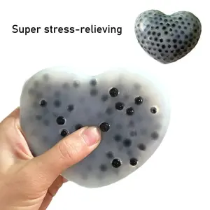 Fun Love Squishy Pimples Squeeze Toy Pinch Love Pimples Anti-pressure Vent Toy Creative Stress Relief Fidget Toy Decompress Gift