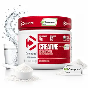 Creatine Monohydrate Powder with Creapure, 5g per Serving, Gluten-Free Creatine for Women & Men, Muscle Strength & Recovery Support, 300g, 60 Servings