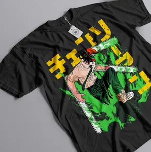Chainsaw Man T-Shirt Chainsaw Man Anime CSM Denji Power Gift Shirt All Size color