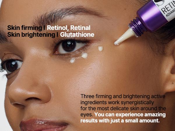Retinol Intense Advanced Triple Action Comfort Eye Cream 1.01Oz, 30ml - Mild Korean Under Eye Cream Anti Aging - Korean Skin Care Dark Circle Improvement Fine Lines Improvement