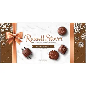 RUSSELL STOVER Milk Chocolate Candy Assortment Gift Box, 9.4 oz.