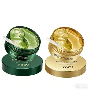 Avocado & Gold Eye Mask Duo - Alternate Day and Night Use Eye Mask – Reduces Periocular Fine Lines & Eye Bag Care, Fades Dark Circles - Hydrating Moisturizing Skincare Product