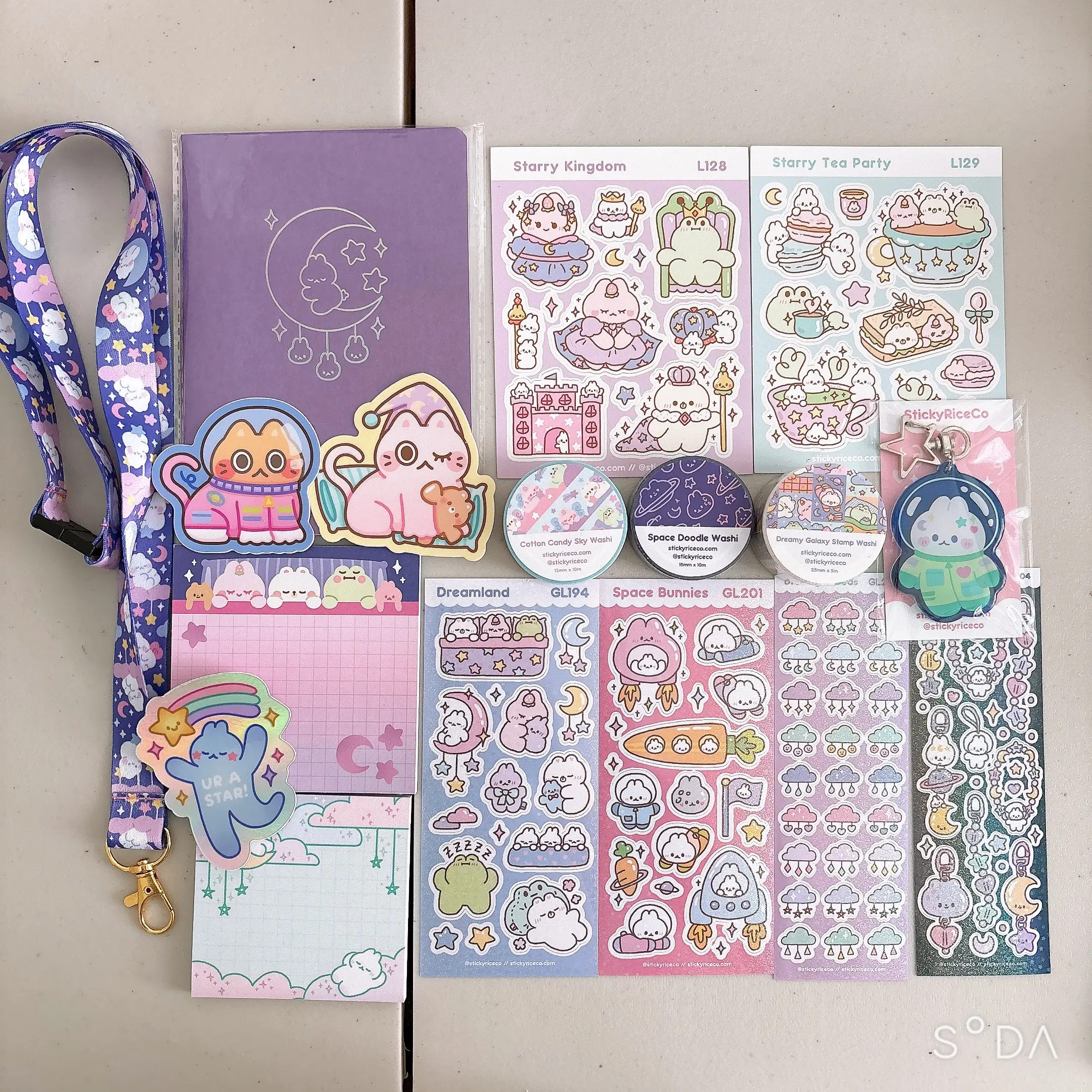 Celestial Dreamland Stationery Items