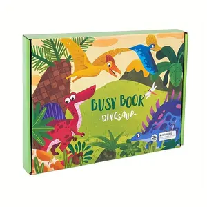 Reusable Activity Book for Kids, Interactive Sticker Pages, Farm & Jungle Scenes, Ages 3+, Enhances Skills, Portable, Durable, Gift Idea