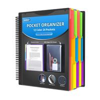 12 Colors 24 Pockets