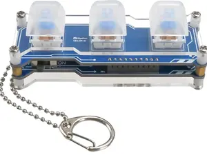 Soldering Practice Kit Keyboard, DIY Stress-Relief Keyboard Soldering Project Kit with Keychain & 3 Funny Sound Effects, Electronics Soldering Learning Kit for Adults & Teens