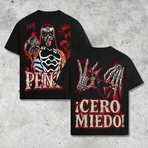 [WWE] [WWE] Penta El Zero Miedo Cero Miedo Lucha Libre Wrestling T Shirt Premium Cotton Graphic, Mexican Wrestling Legend Tee, Dark Gothic Streetwear Shirt, Wrestling Fans Gift Unisex, WWE Event Outfit Unisex