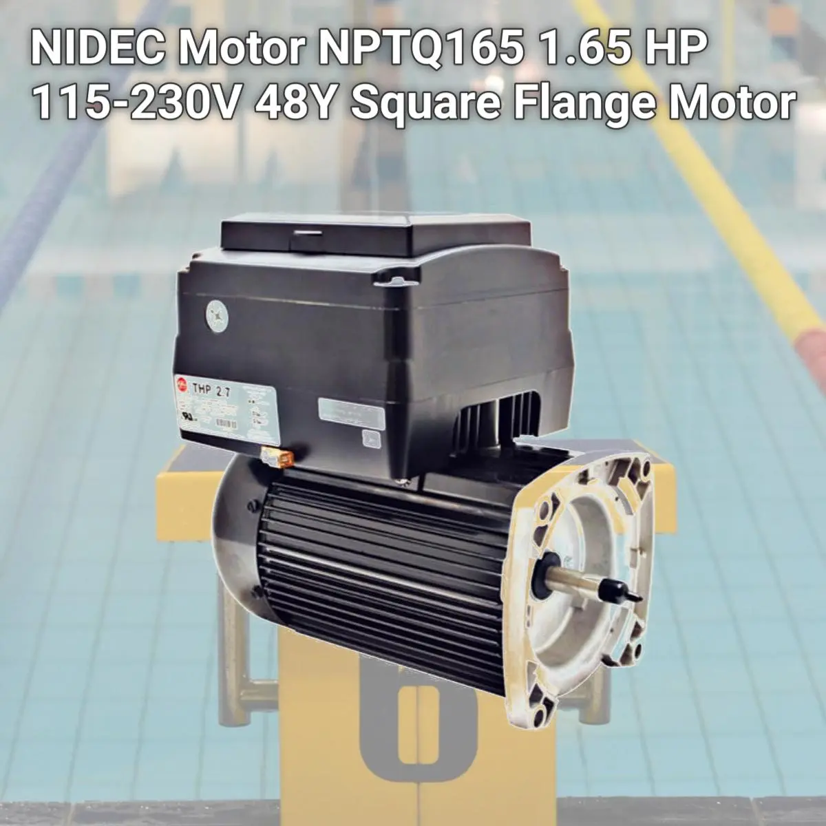 1.65 HP 115-230V 48Y Square Flange Motor