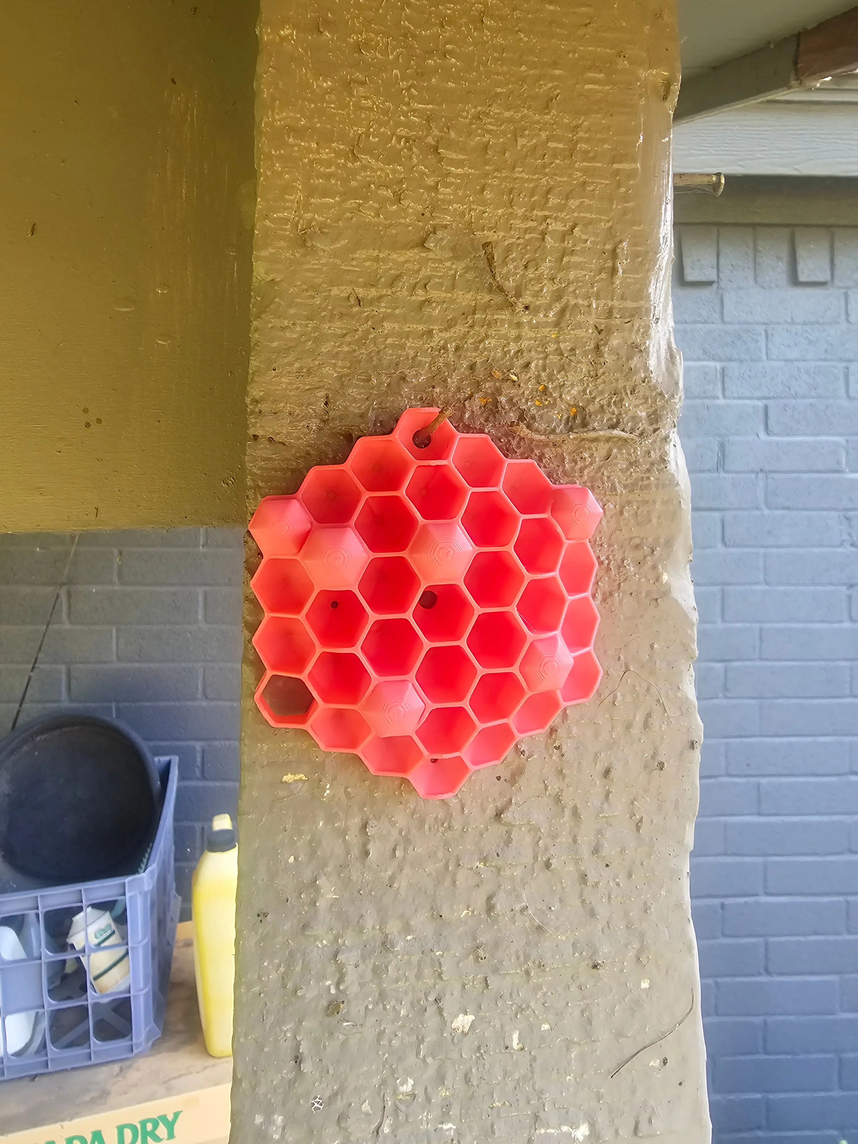 Chemical Free Wasp Nest Decoy Hornet Deterrent Outdoor Wall Mountable Pink 4 Pk Pet Safe