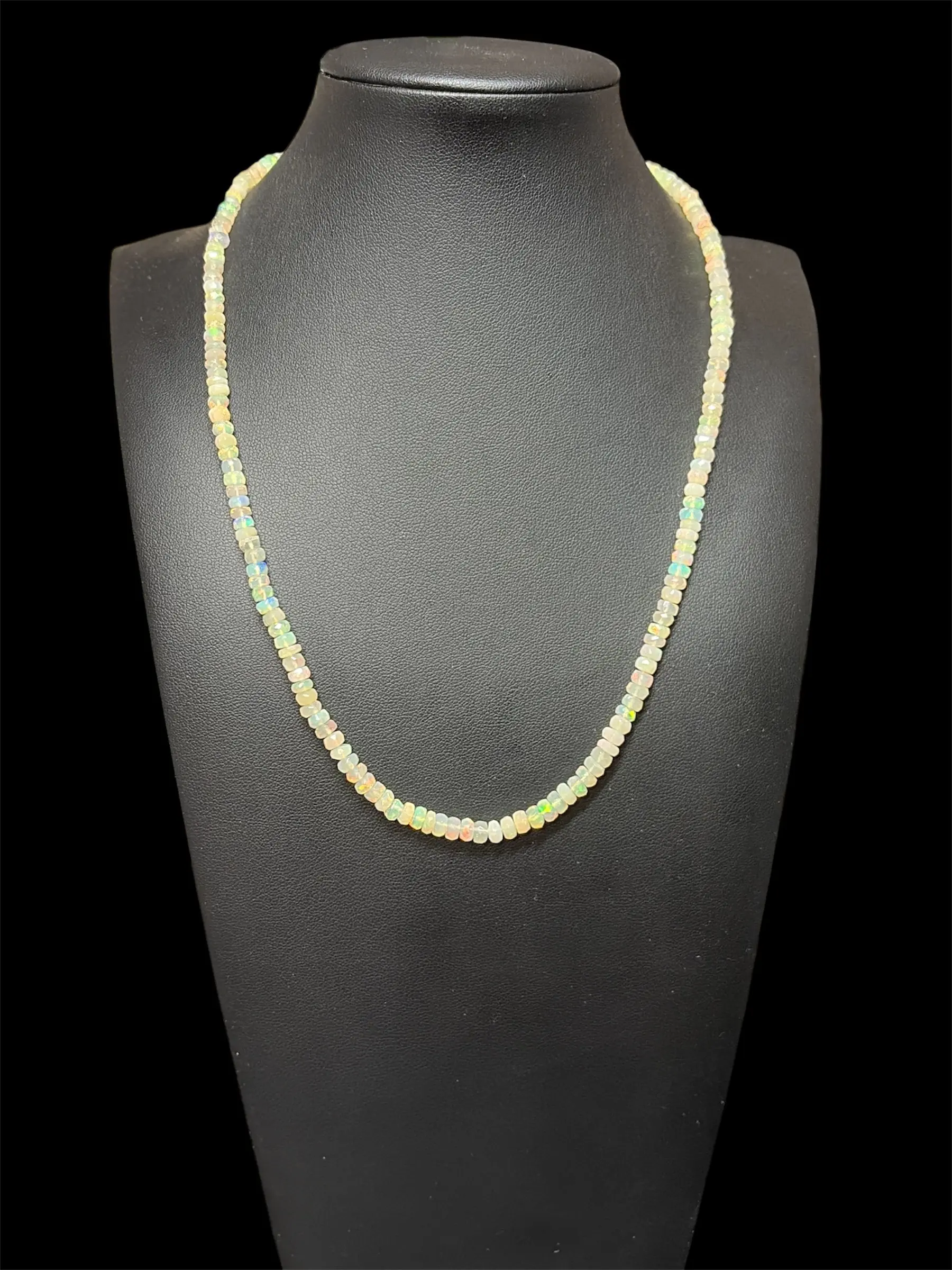 Ethiopian Fire Opal Necklace - 18”
