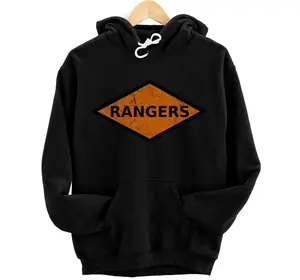 Personalized Army Ranger Orange Diamond Vintage 75th Ranger Regiment Pullover Hoodie