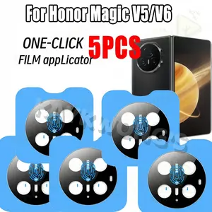 KAYKWONG'S 5 PCS Screen Protector Set For Huawei Magic V5/v6, Easy Install Bubble-Free Design, High Clarity & Touch Sensitivity, Compatible Lens Protection