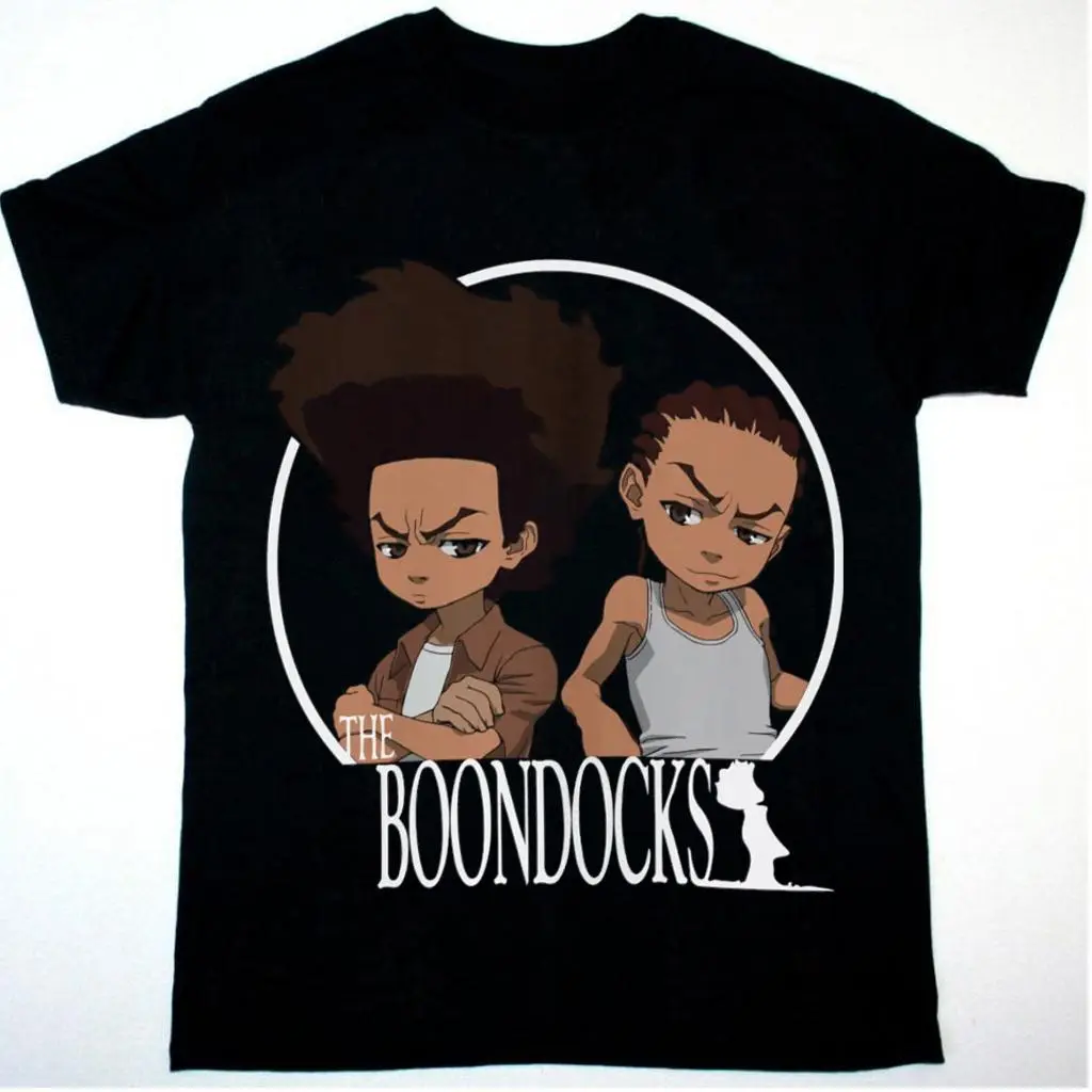 The Boondocks Vintage Urban Culture Shirt Hip Hop Inspired Fan Favorite Graphic Tee HY5801