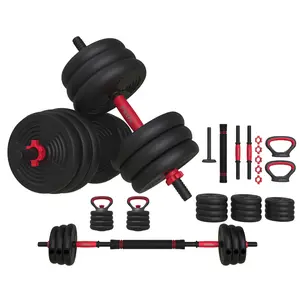 FitRx SmartBell Gym, 4-in-1 Interchangeable Dumbbell, Barbell, and Kettlebell Set with Adjustable Weights, 60 lbs.