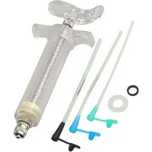 20ml Outdoor Bird Feeding Syringe with 2+2.5+3mm Hoses, Portable Pet Feeding Tool for Camping & Outdoor Bird Care, Plastic & Perspex Construction