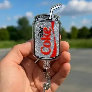 Diet Badge Reel, Diet Drink Badge Reel, Caffeine Addict, Nurse Badge Reel, Funny Badge Reel, RN Badge Reel, Diet Soda Lover Badge Reel