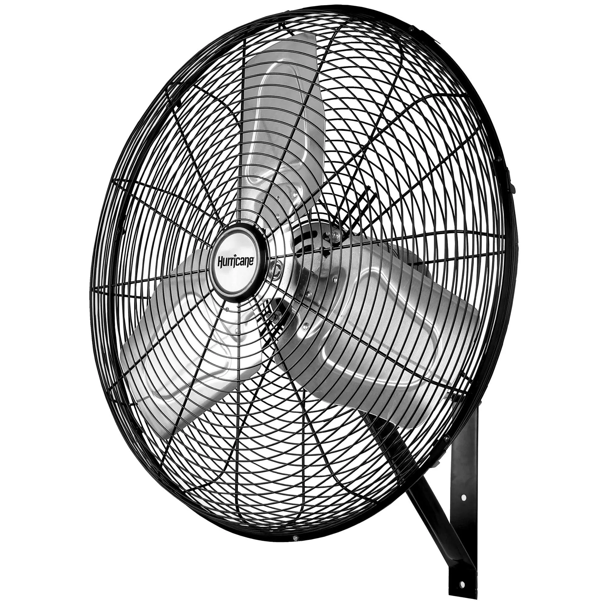 Hurricane 30 Inch Pro Commercial Grade Classic Oscillating Wall Mount Fan, Black Hurricane 30 Inch Pro Commercial Grade Classic Oscillating Wall Mount Fan, Black