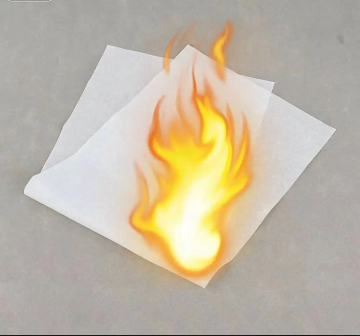 MAGIC WAND Paper 50x20cm Consumable Flame Fuel Flashing Ashless Smokeless Magic Props for Cuisine and Tricks