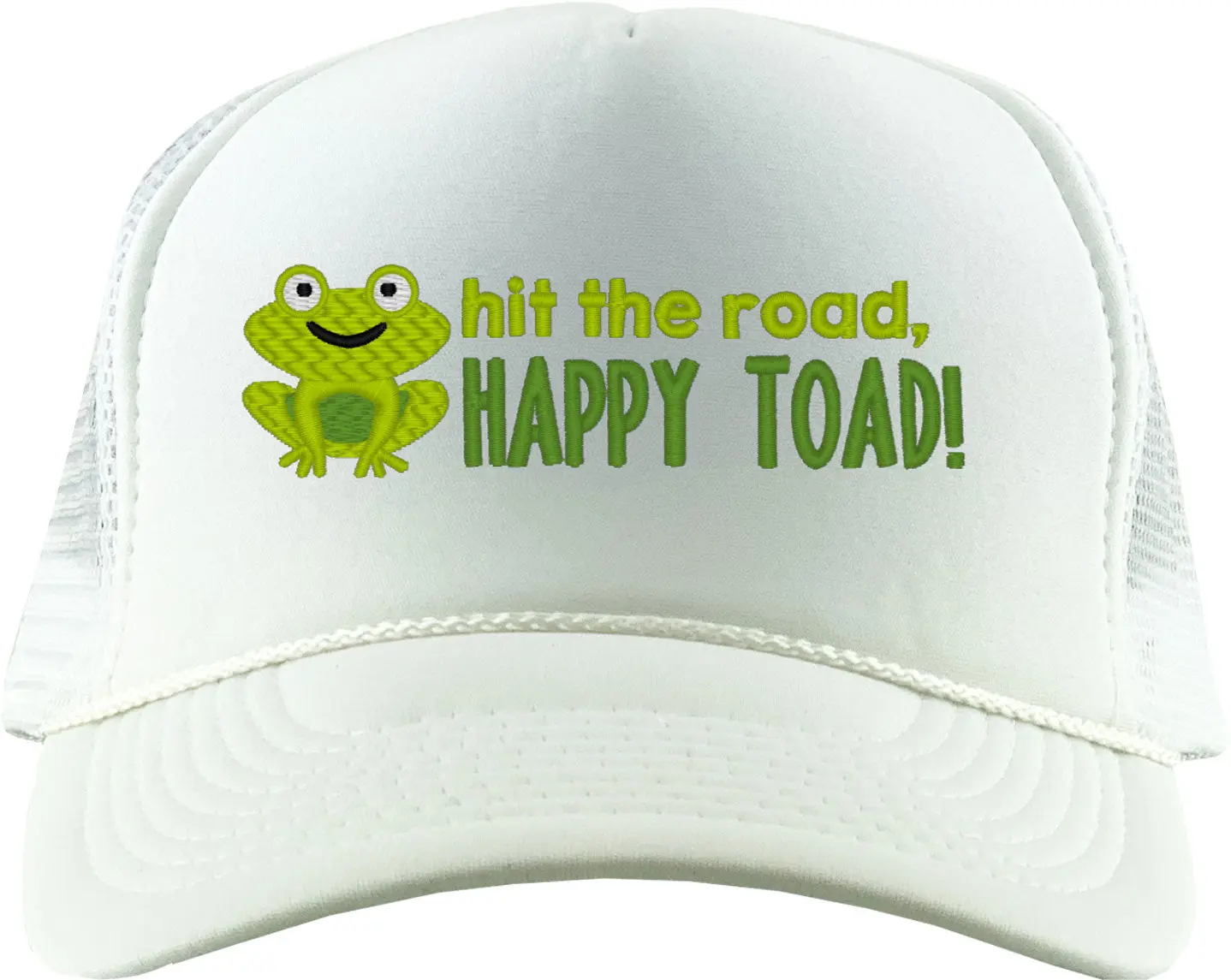 Hit The Road Happy Toad Frog Foam Trucker Hat
