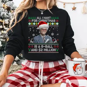 All I Want For A 8 Ball And 2 Million Ugly Sweatshirt, Uncle Baby Billy B Shirt, Baby Billy Tour 1989 Movie, Misbehavin Tour