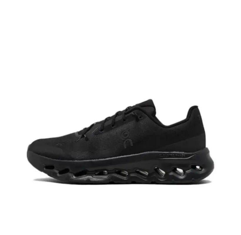 Anti Slip Wear Resistant Low Top Casual Running Shoes Men's Black