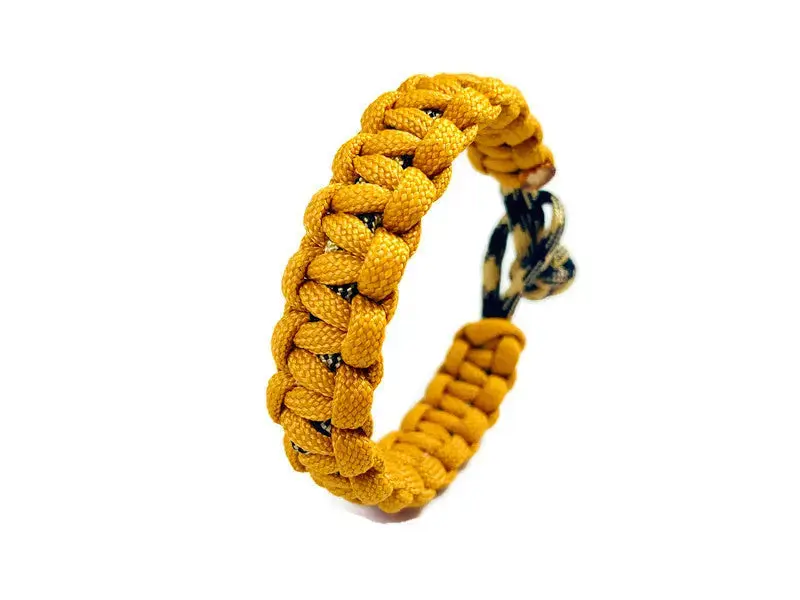 Engineered Gold Paracord Bracelet