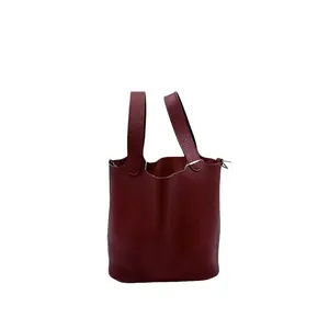 Pre-owned HERMÈS france Shoulder Bags H2 Hermes red vegetable basket handbag H18877