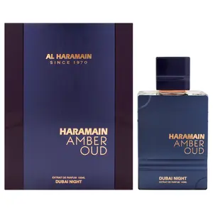 Amber Oud - Dubai Night by Al Haramain for Unisex - 3.33 oz Extrait De Parfum Spray Amber Oud - Dubai Night by Al Haramain for Unisex - 3.33 oz Extrait De Parfum Spray